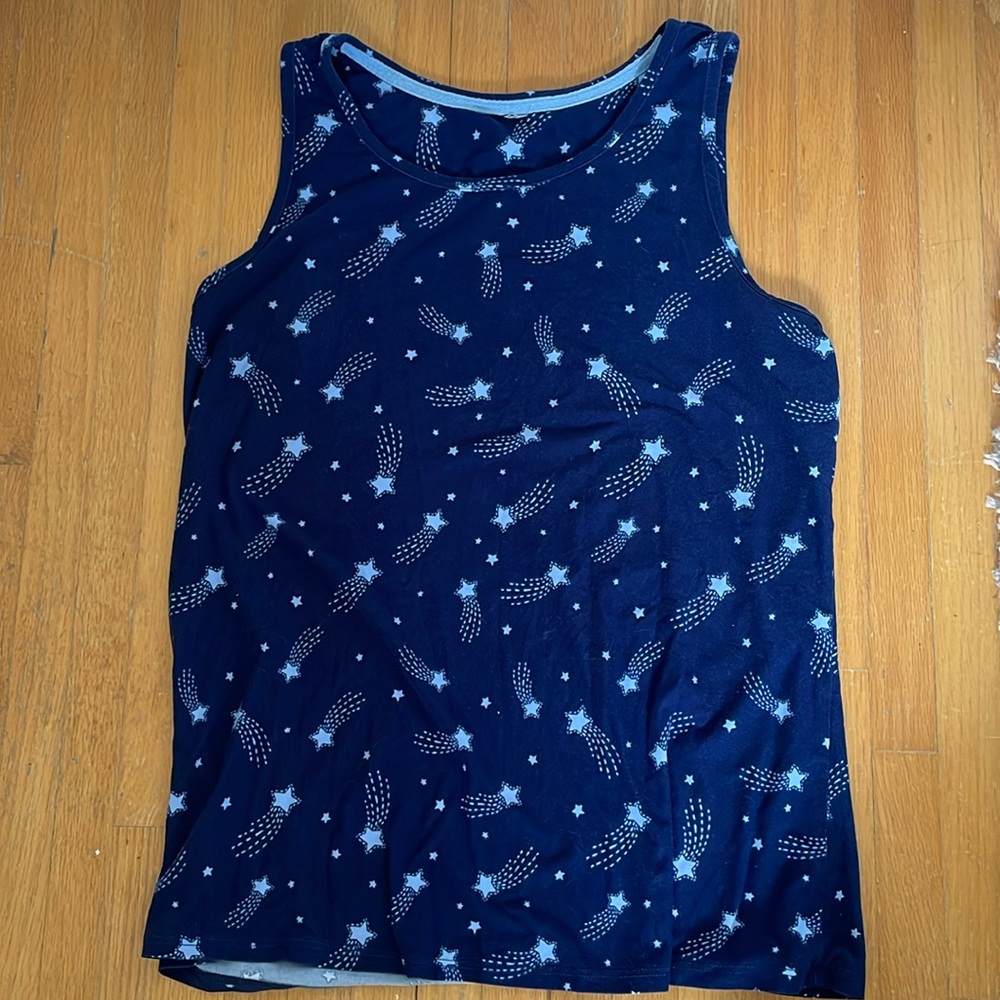 Navy Blue Star Pajama Set